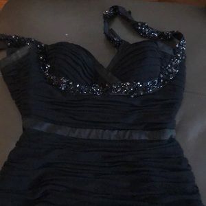 Black evening dress